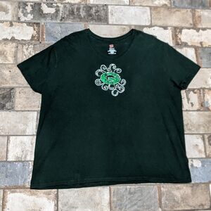 Hanes Women's 2XL Green Bay Packers Bedazzled Short Sleeve T-shirt